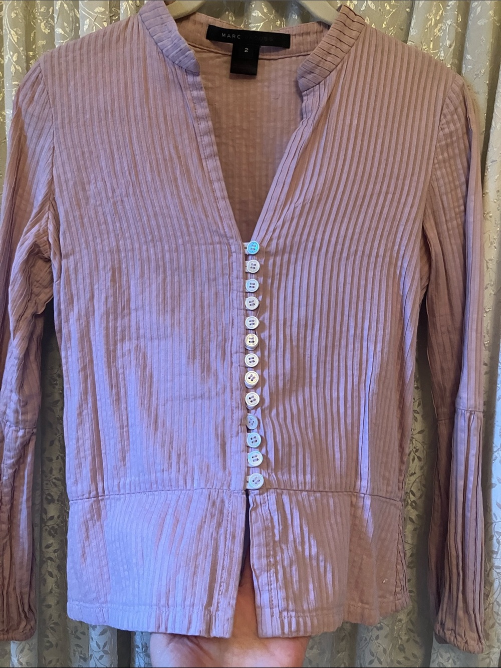 Vintage Marc Jacobs peplum blouse size 2